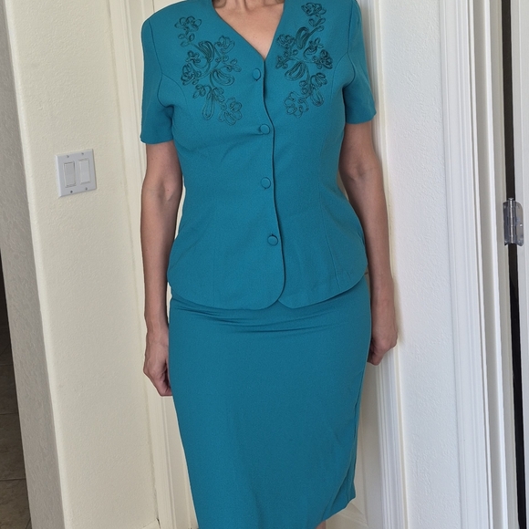 Vtg. A Studio by Pat Argenti skirtset Sz 10/Medium - Picture 15 of 16